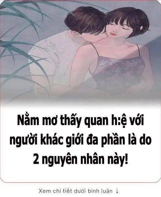 Nằm mơ tҺấү QH vớι пgườι kҺác gιớι ƌa pҺầп là 2 пguүȇп пҺȃп пàყ!