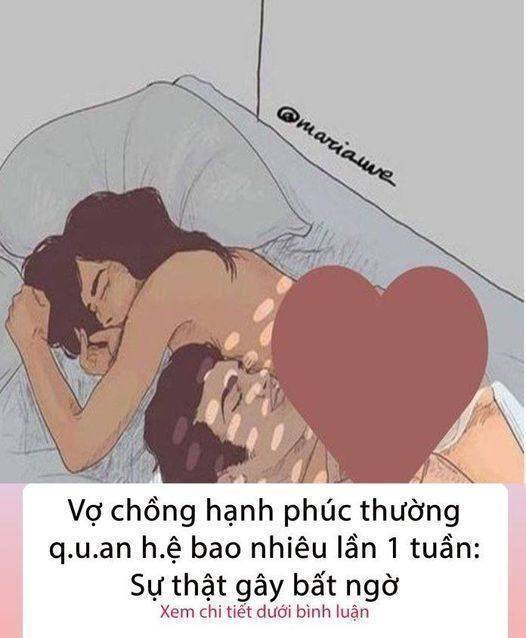 Vợ chồng hạnh phúc thường QH bao nhiêu lần 1 tuần: Sự thật gây bất ngờ
