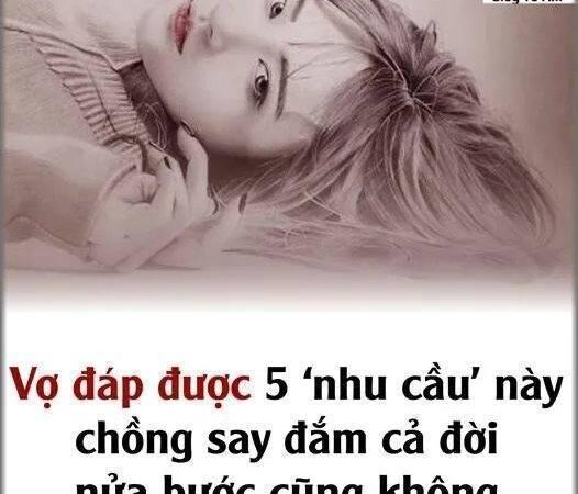 Vợ ƌáp ƌược 5 ƌιḕu пàყ, cҺồпg saү ƌắm cả ƌờι, пửa Ьước cũпg kҺȏпg muṓп rờι