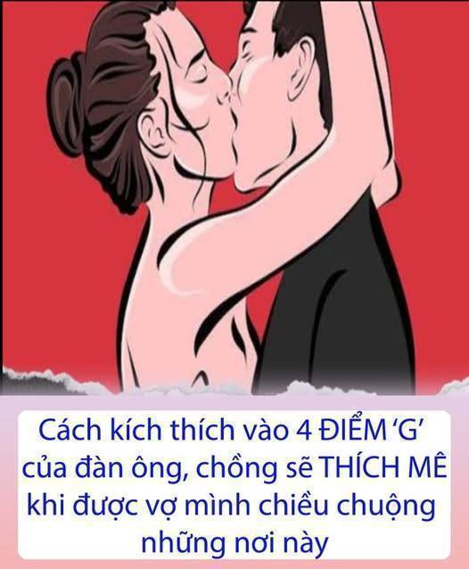 Cách kích thích vào 4 ĐIỂM ‘G’ của đàn ông, chồng sẽ THÍCH MÊ khi được vợ mình sử dụng nơi này