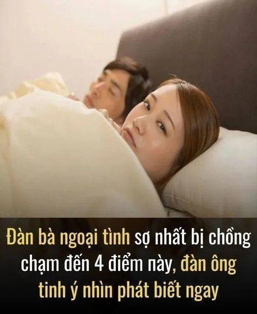 Đàn bà ngoại tình sợ nhất bị chồng chạm đến 4 điểm này..
