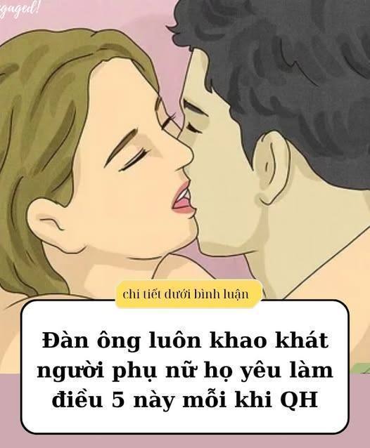 Đàn ông luôn khao khát người phụ nữ họ yêu làm điều 5 này mỗi khi yêu