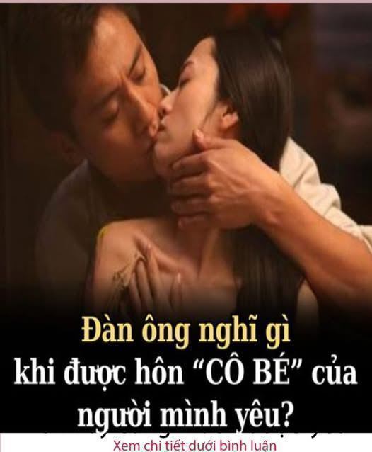 Đàn ông nghĩ gì khi được hôn “CÔ BÉ” của vợ?