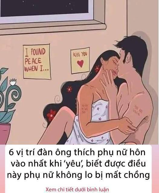 6 vị trí đàn ông thích phụ nữ hôn vào nhất khi ‘yêu’, biết được điều này phụ nữ không lo bị mất ck