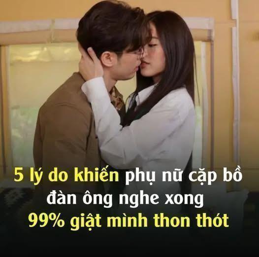 5 lý do khiến phụ nữ cặp bồ, đàn ông nghe xong 99% giật mình.