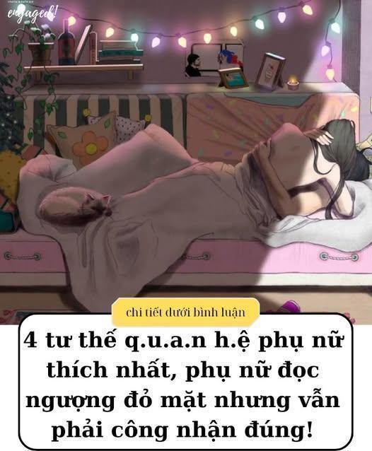 4 tư thế QH phụ nữ thích nhất, phụ nữ đọc ngượng đỏ mặt nhưng vẫn phải công nhận đúng!