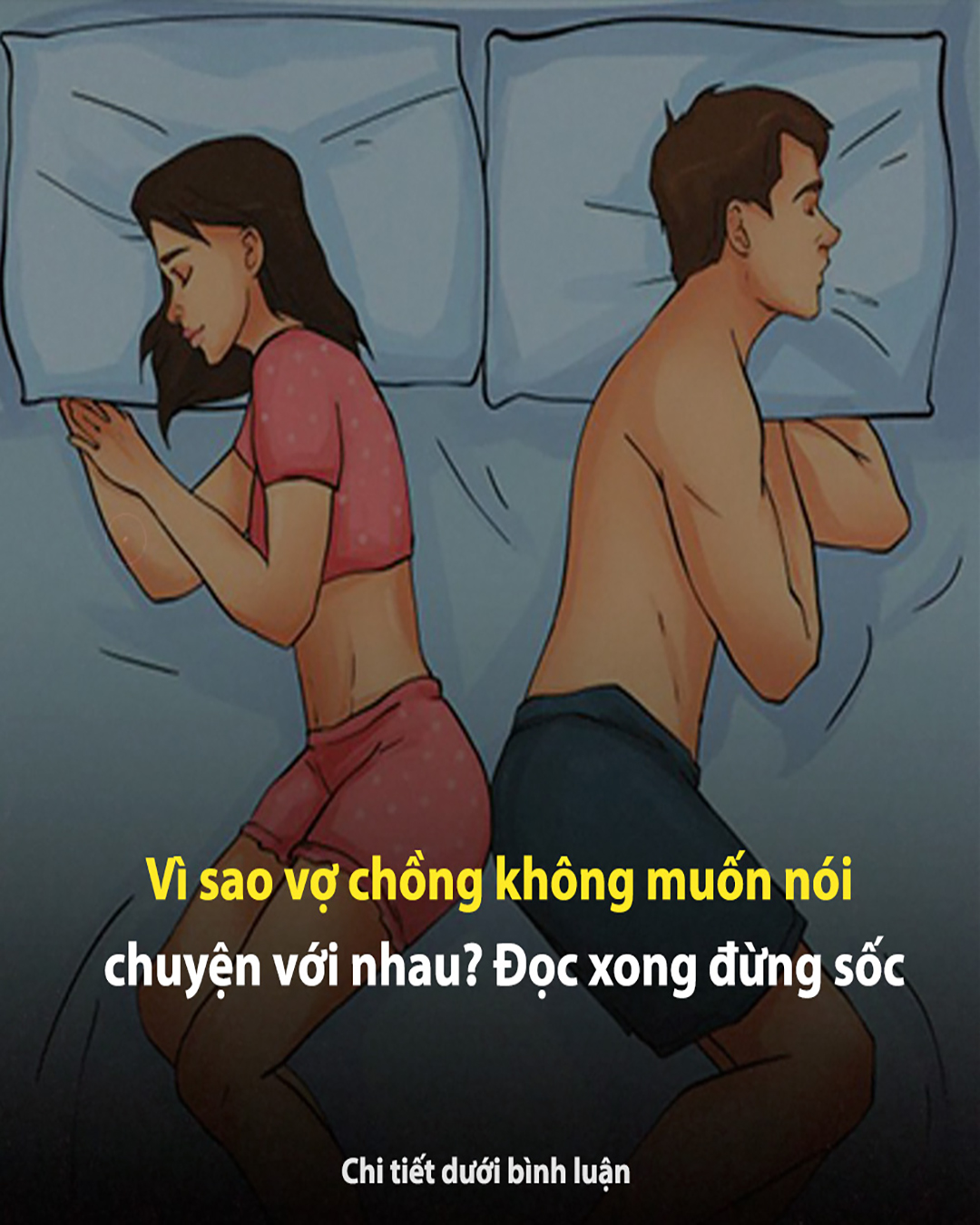 Vì sao vợ chồng không muốn nói chuyện với nhau..?