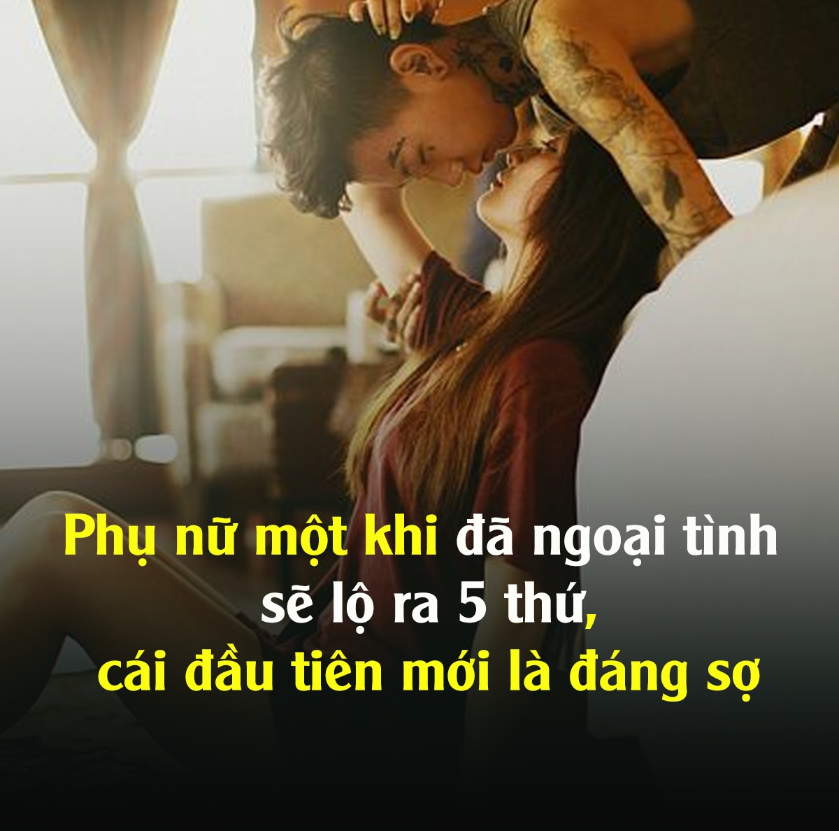 Phụ nữ một khi đã ngoại tình sẽ lộ ra 5 thứ…