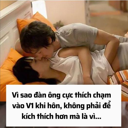 vì sao các anh lại thích chạm vào V1 khi hôn..?