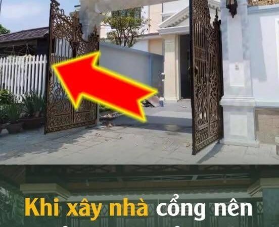 Khi xây nhà cổng nên mở ra hay mở vào? Rất nhiều nhà đã làm sai trước khi biết đến điều này…