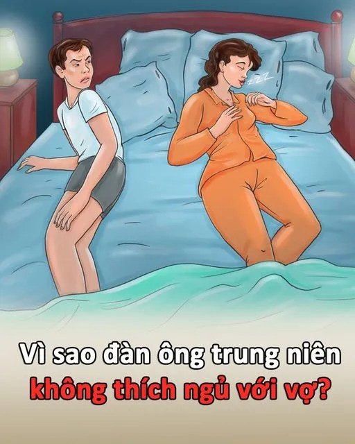 Vì sao đàn ông trung niên không thích ngủ với vợ?