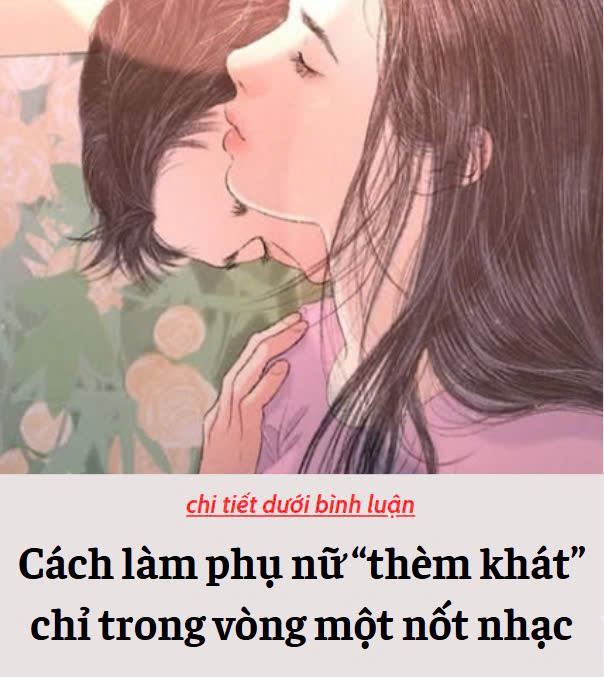Cách làm chi em thèm khát chỉ trong vòng một nốt nhạc
