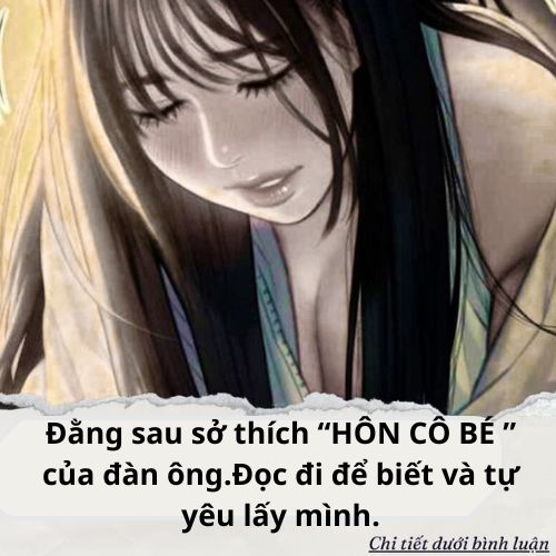 Đằng sau sở thích “HÔN CÔ BÉ ” của đàn ông.Đọc đi để biết và tự yêu lấy mình.