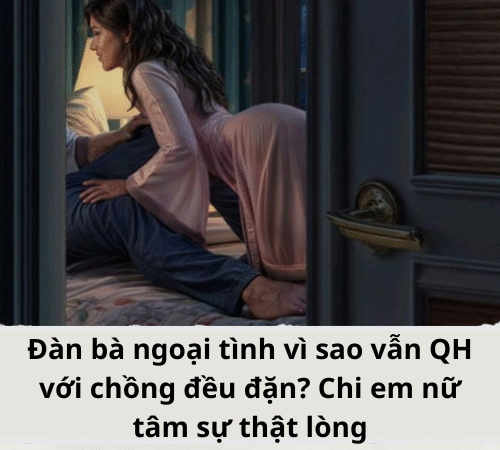Đàn bà ngoại tình vì sao vẫn QH với chồng đều đặn? Chi em nữ tâm sự thật lòng