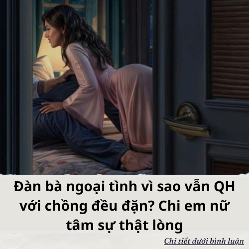 Đàn bà ngoại tình vì sao vẫn QH với chồng đều đặn? Chi em nữ tâm sự thật lòng