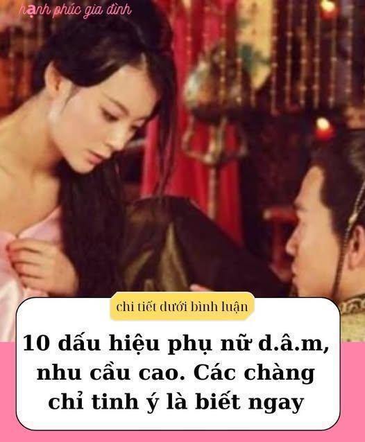 10 dấu hiệu phụ nữ d.â.m, n.h.u c.ầ.u cao. Các canh chỉ tinh ý là biết