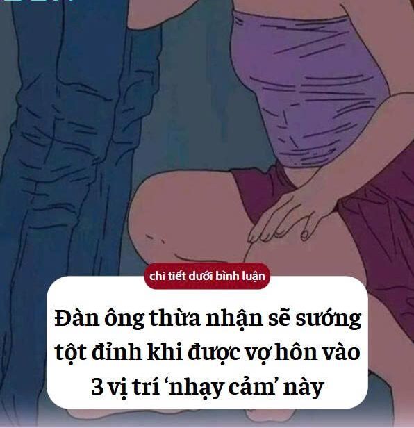 Đàn ông thừa nhận sẽ sướng tột đỉnh khi được vợ hôn vào 3 vị trí này