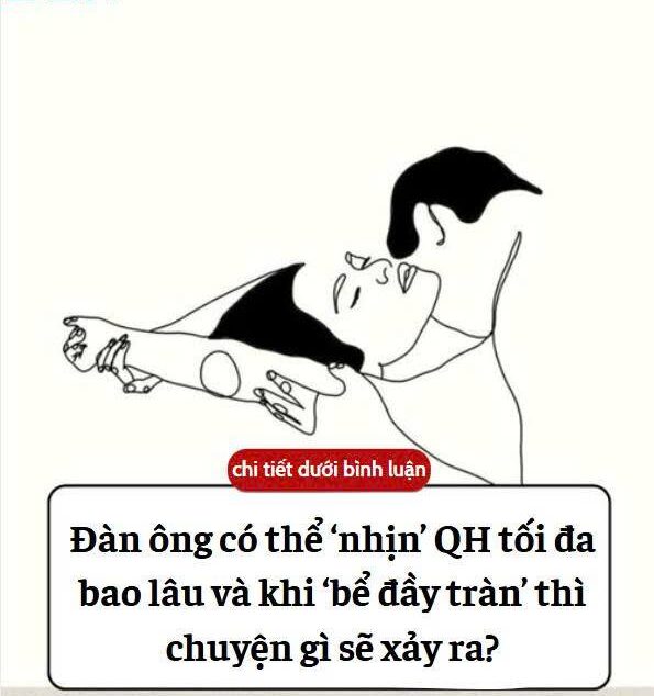 Đàn ông ‘bể đầy tràn’ thì chuyện gì xảy ra..?