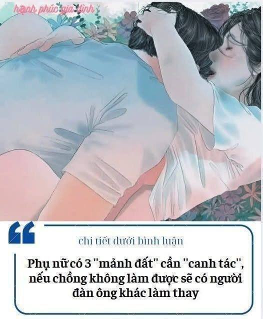 Phụ nữ có 3 ”mảnh đất” cần ”canh tác”, nếu chồng không làm được sẽ có khác làm thay