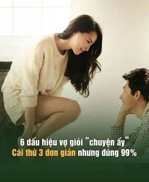 6 dấu hiệu vợ giỏi “chuyện ấy”, cái thứ 3 đơn giản nhưng đúng 99%