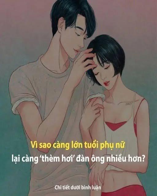 Vì sao càng lớn tuổi phụ nữ lại càng ‘thèm hơi’ đàn ông nhiều hơn..?