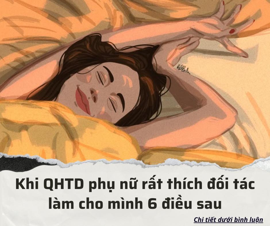 Khi “yêu”, phụ nữ rất thích “đối tác” làm cho mình 6 điều sau