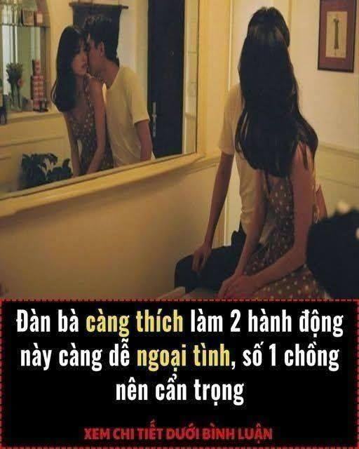 Đàn bà càng thích làm 2 hành động này càng dễ ngoại tình..