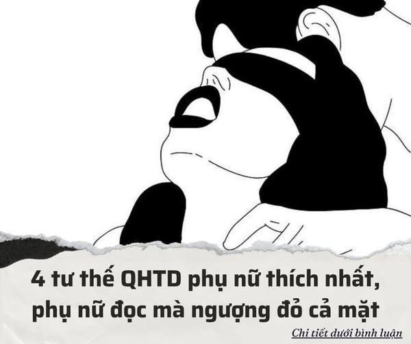 4 tư thế QHTD chi em thích nhất, chi em đọc mà ngượng đỏ cả mặt
