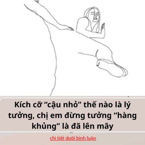 Kích cỡ “cậu nhỏ” thế nào là lý tưởng…?