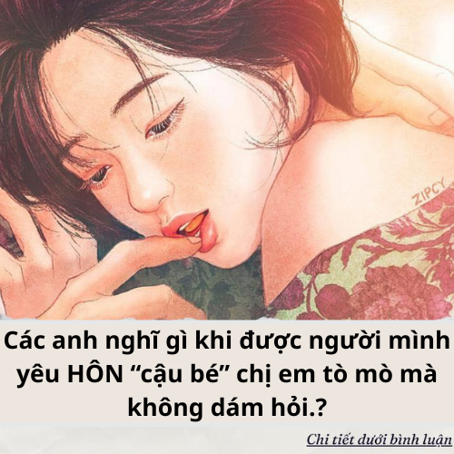 Các Anh nghĩ gì khi được người mình yêu HÔN “cậu bé” nhỉ..?