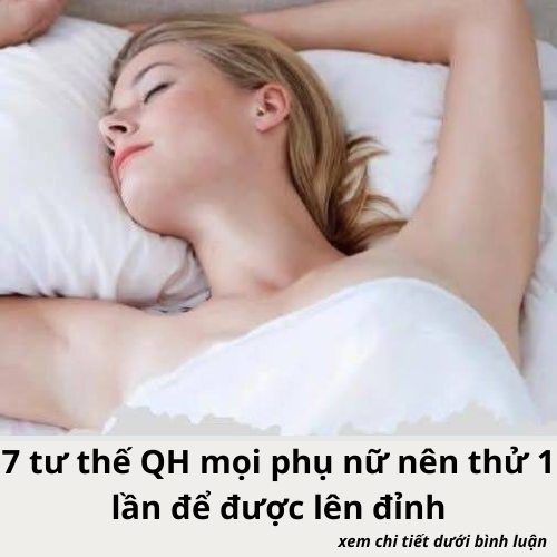 7 tư thế QH mọi phụ nữ nên thử 1 lần để được lên đỉnh