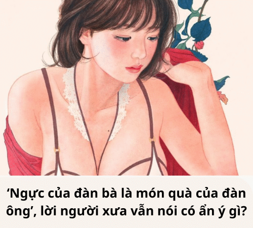Ngực của đàn bà là quà của đàn ông .Có nghĩ  gì?