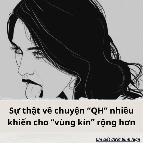 Sự thật về chuyện “QH” nhiều khiến cho “chỗ ấy” rộng hơn..?