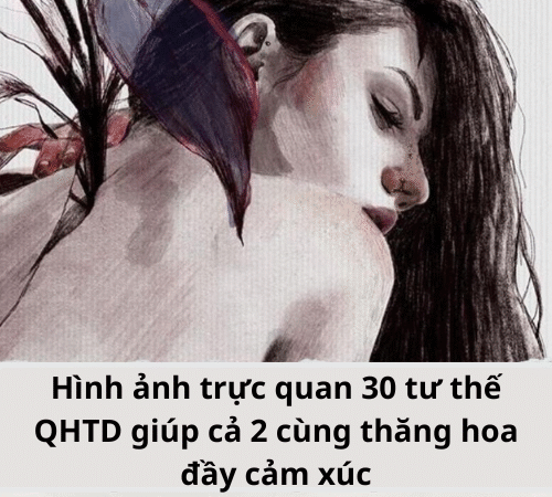Hình ảnh trực quan 30 tư thế QHTD giúp cả 2 cùng thăng hoa đầy cảm xúc