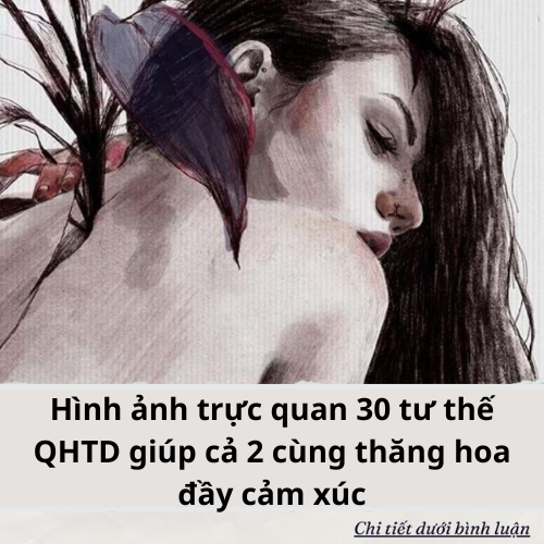 Hình ảnh trực quan 30 tư thế QHTD giúp cả 2 cùng thăng hoa đầy cảm xúc