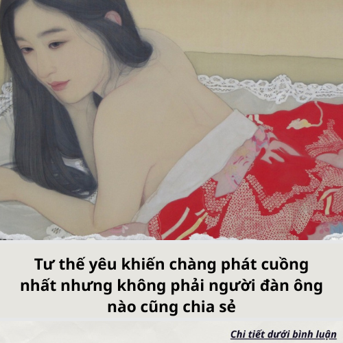Tư thế yêu khiến chàng ghiền và cuồng nhất nhưng không phải người đàn ông nào cũng chia sẻ