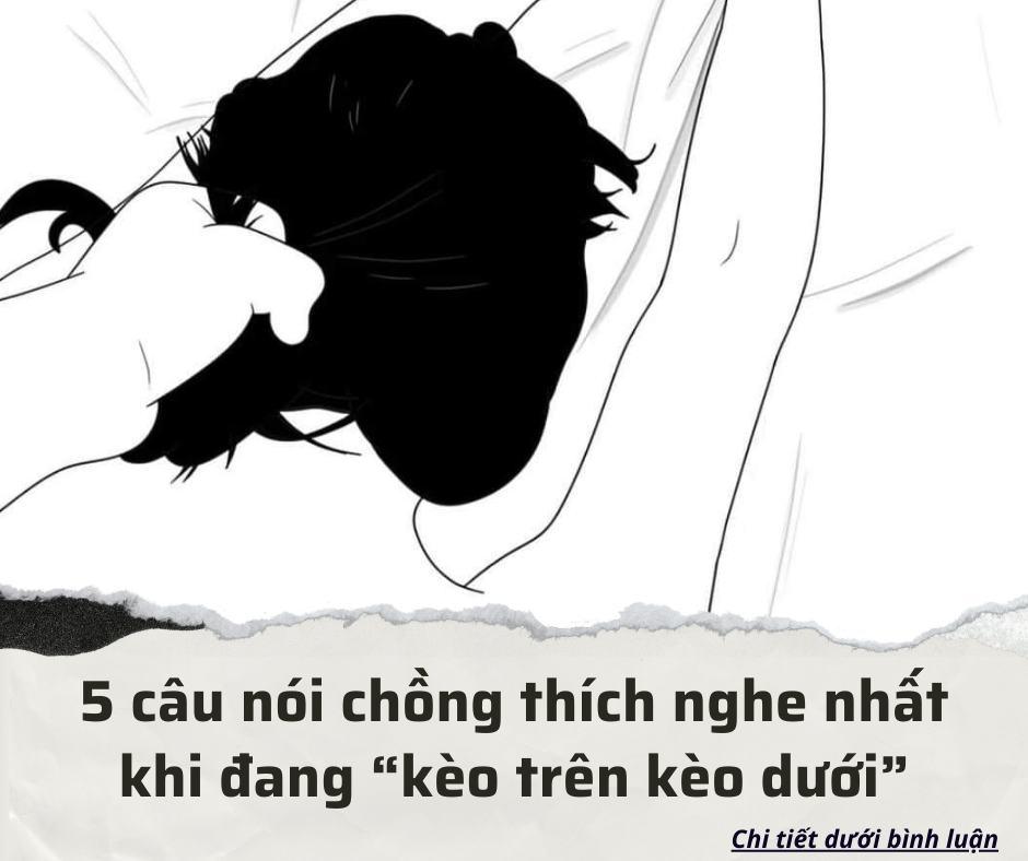 5 câu nói chồng thích nghe nhất khi đang “kèo trên kèo dưới”